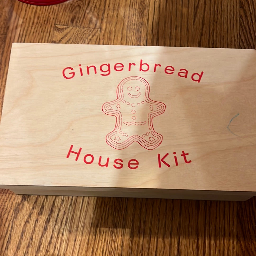 Vintage Gingerbread House Kit in Box