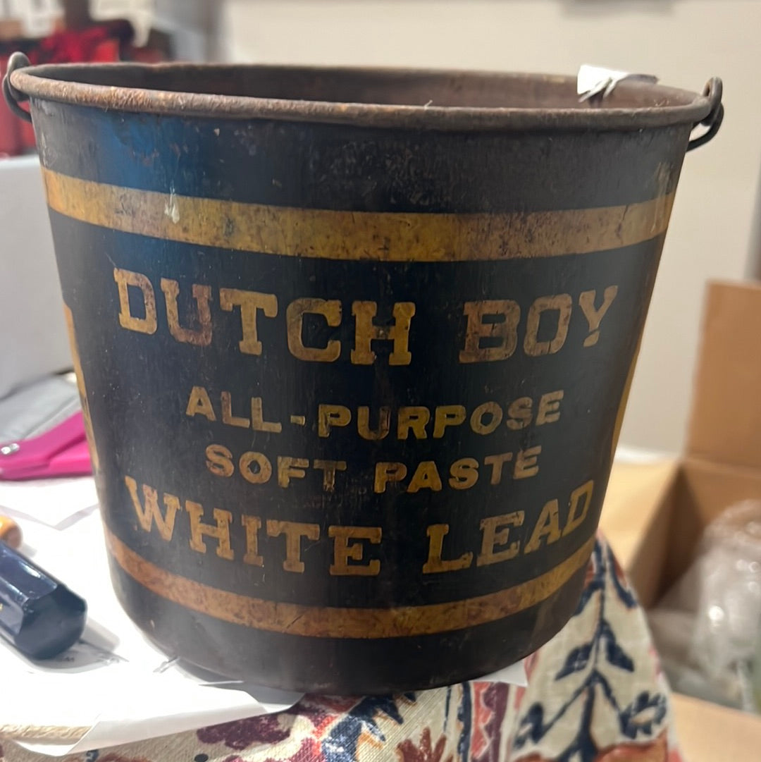 Vintage Dutch Boy Tin