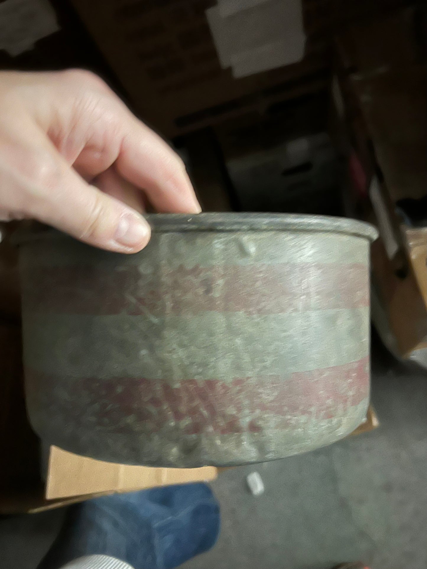 Vintage galvanized Pans