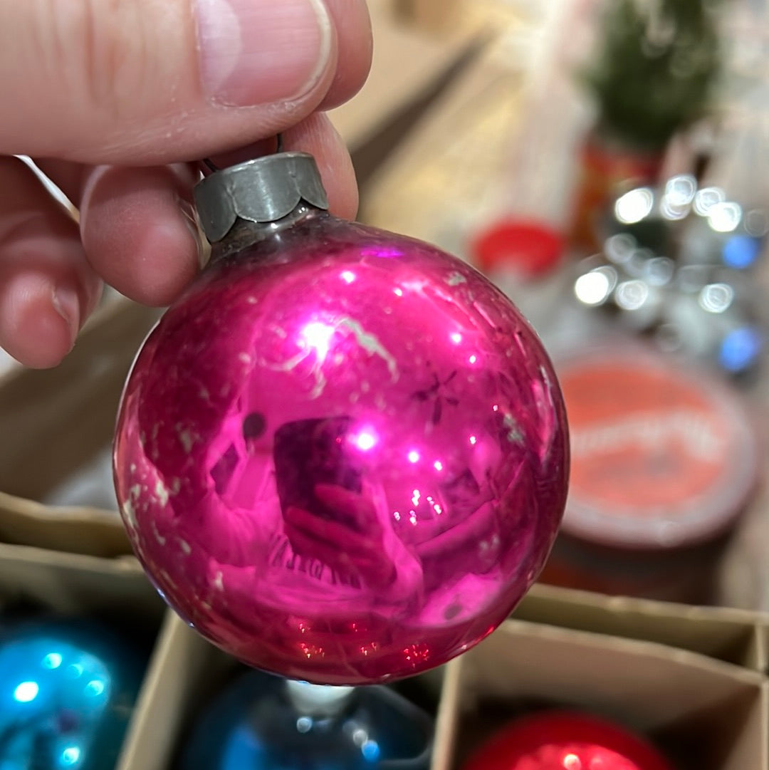 Vintage Small Ball Ornament