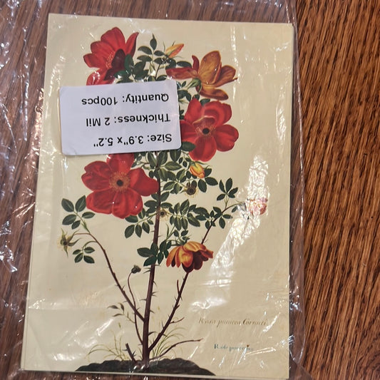 Vtg postcards with flowers