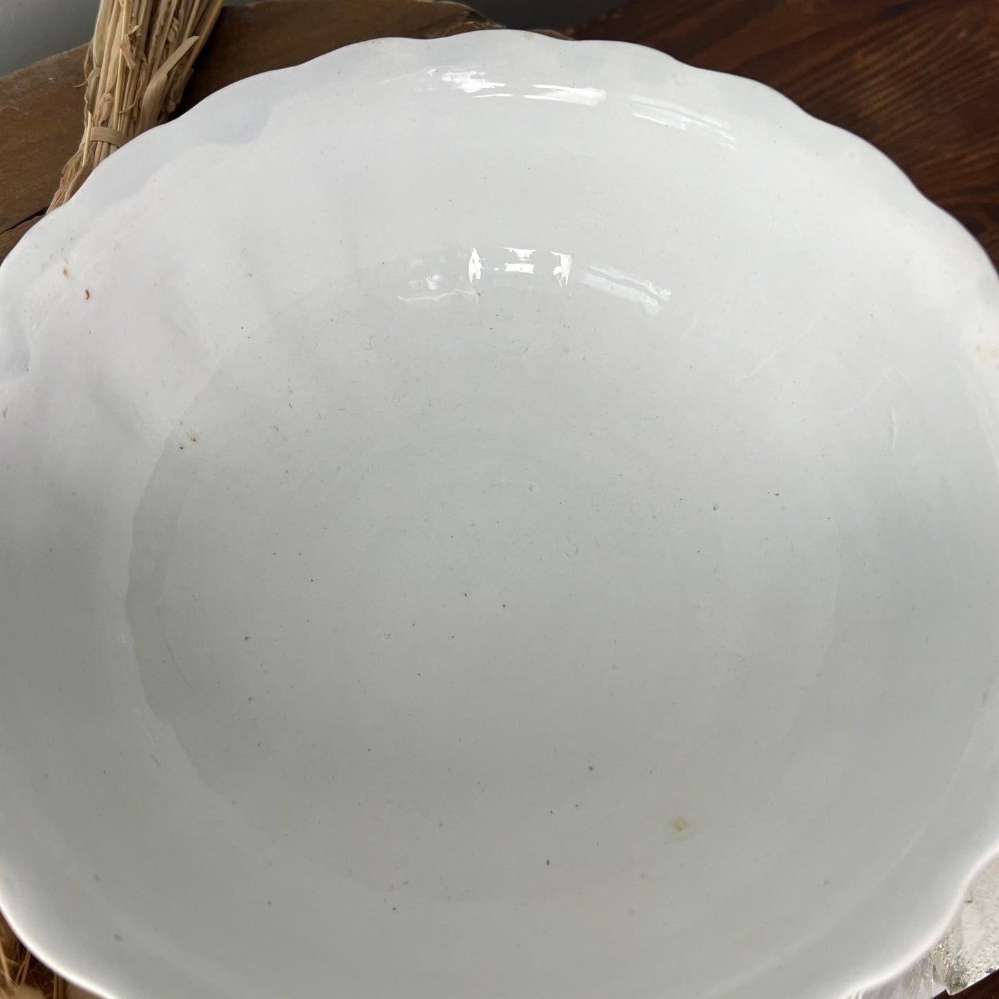 Vintage Baker & Co LD Ironstone Serving Bowl