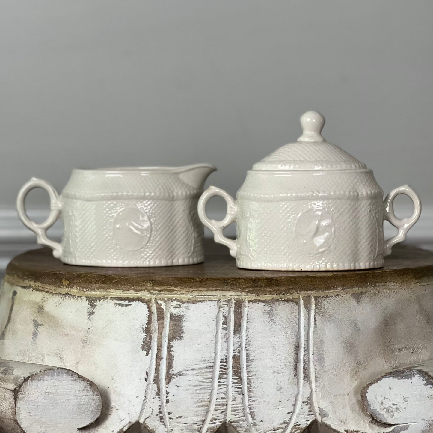 Royal Cauldon Bristol Ironstone Cream & Sugar Set