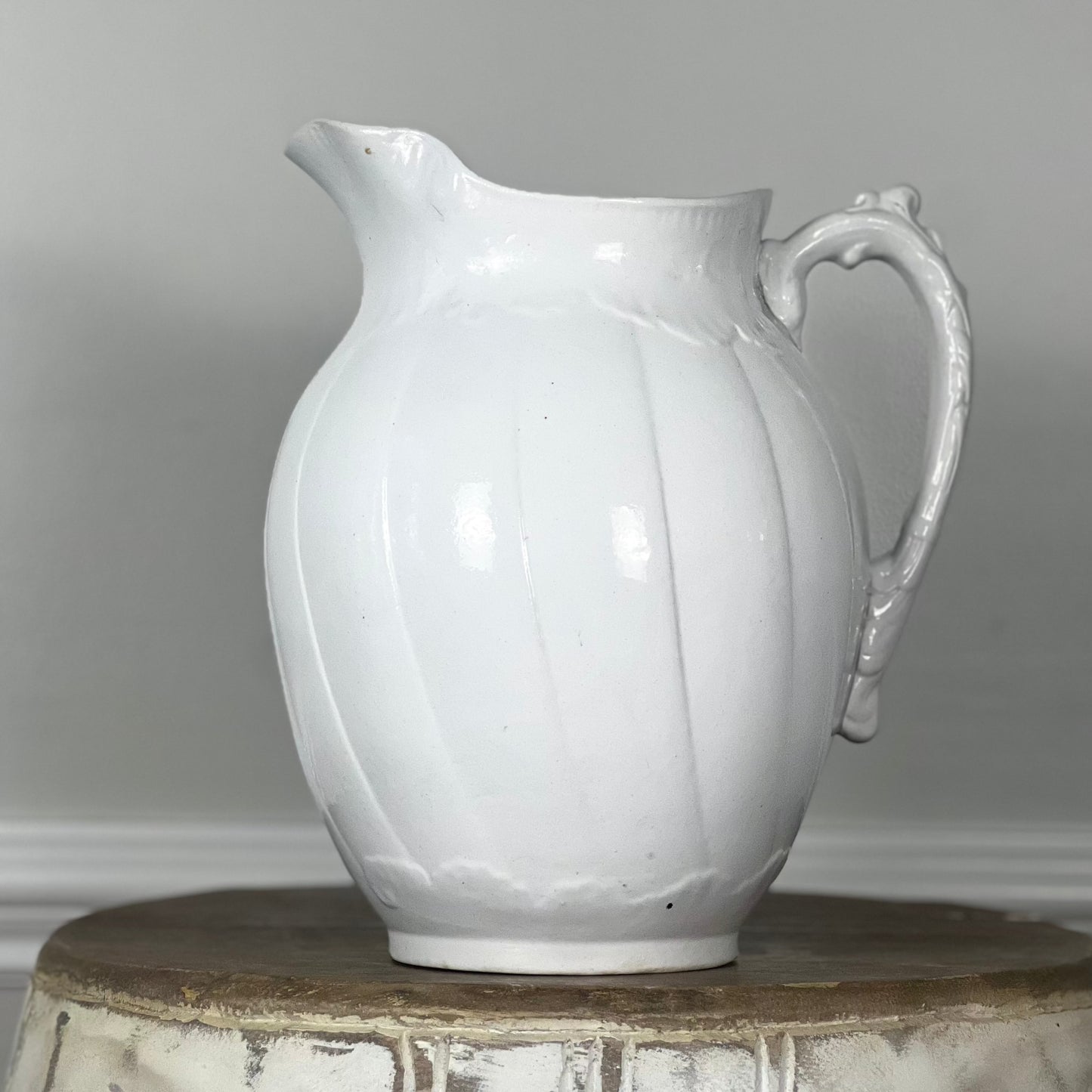 Antique Ironstone Pitcher