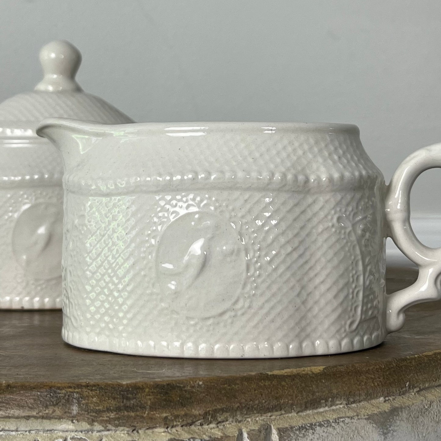 Royal Cauldon Bristol Ironstone Cream & Sugar Set