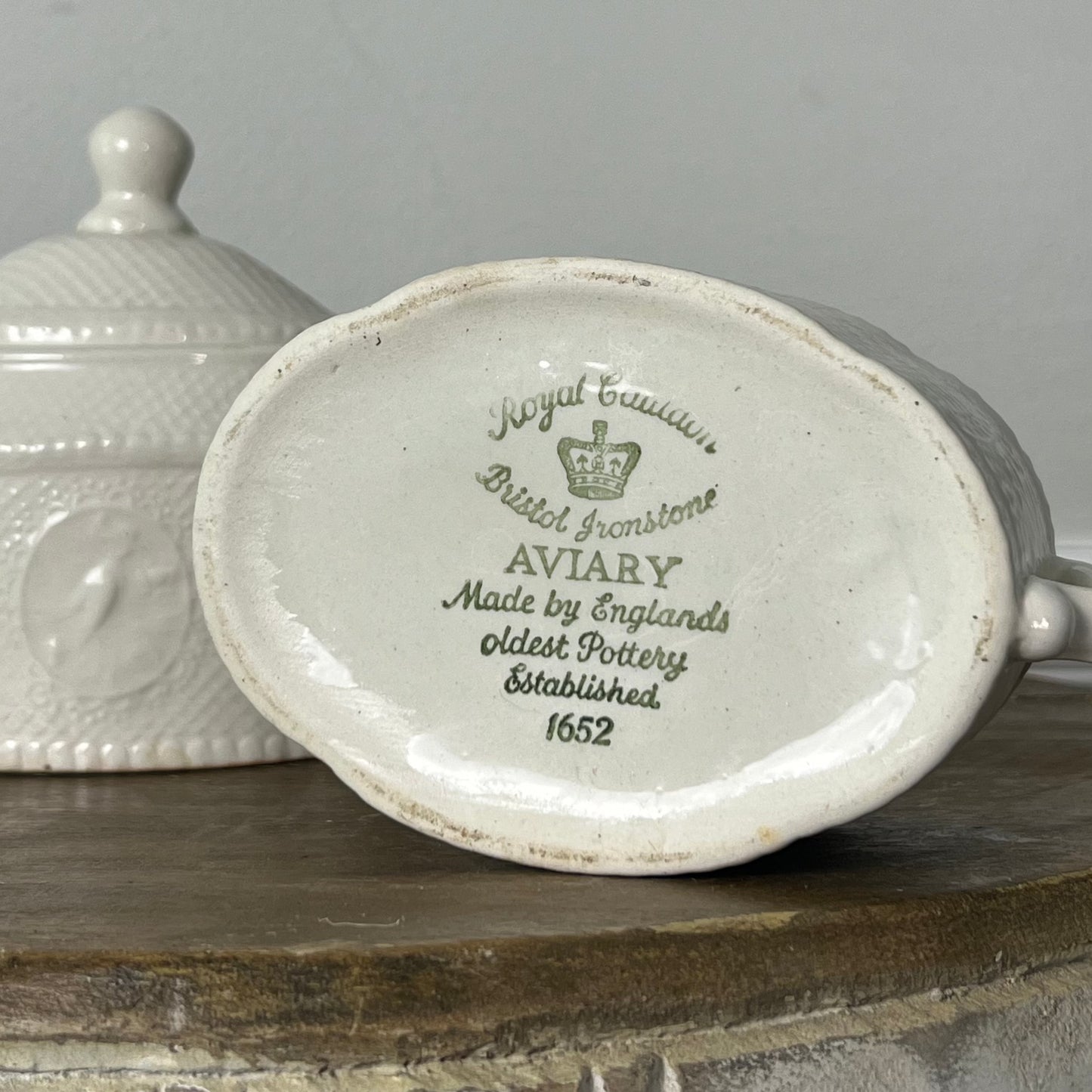 Royal Cauldon Bristol Ironstone Cream & Sugar Set