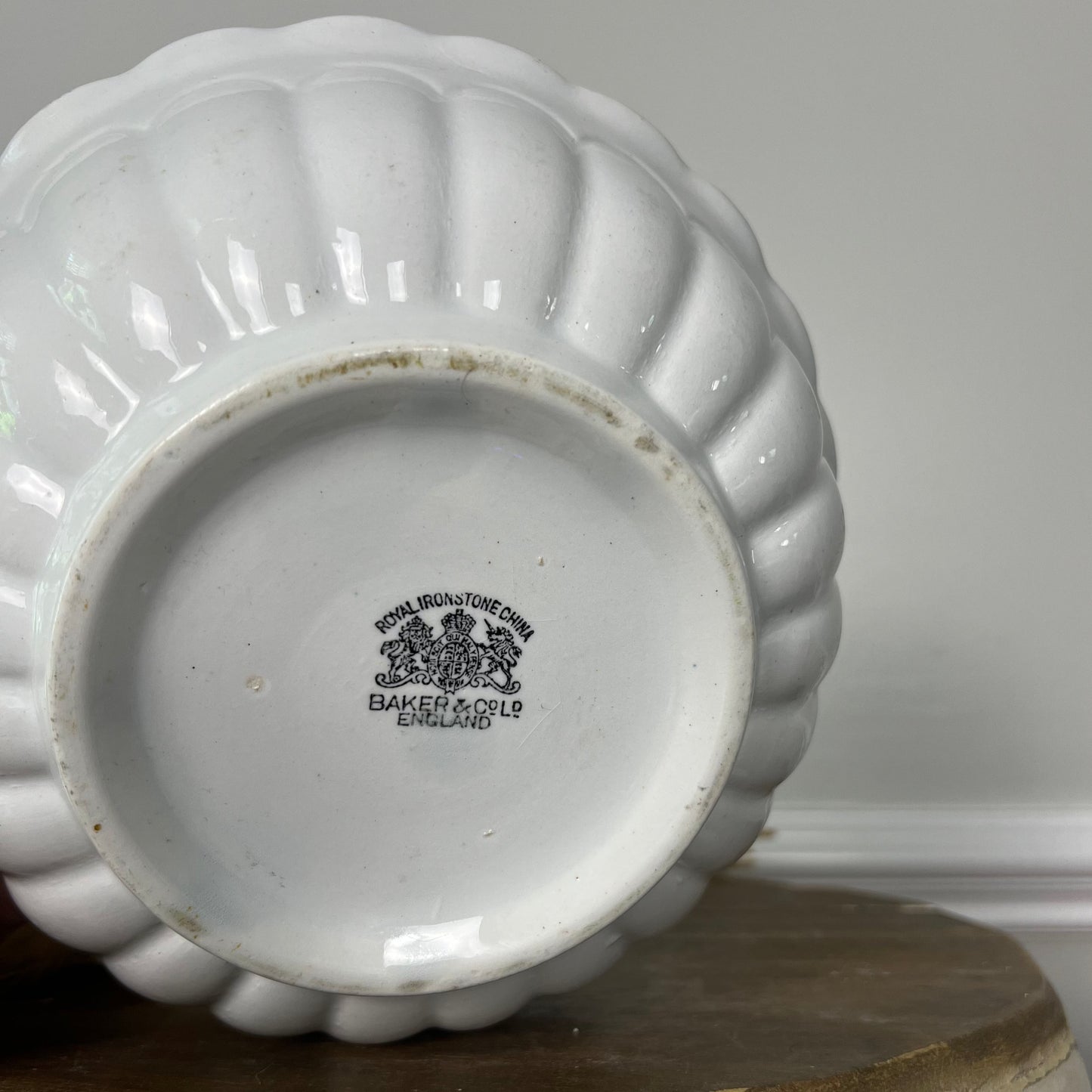 Vintage Baker & Co LD Ironstone Serving Bowl