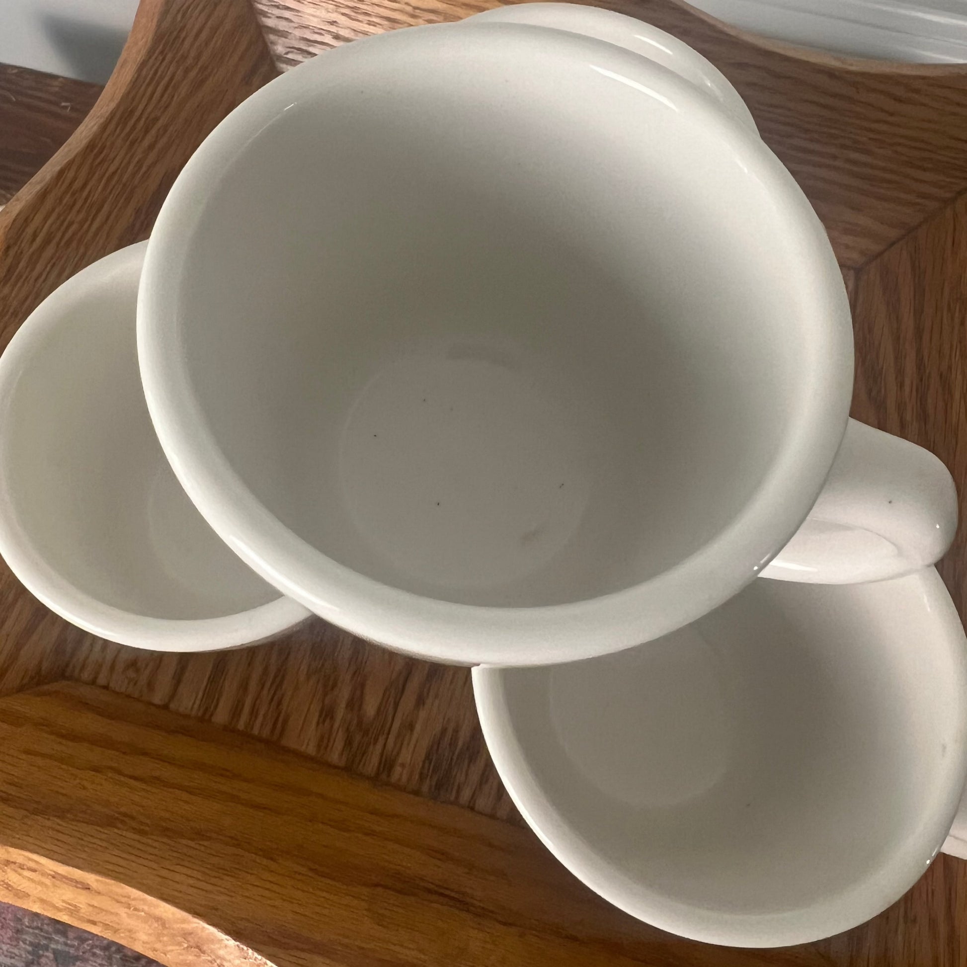 Vintage Homer Laughlin Mugs Best China Green Floral Pattern Vintage Homer Laughlin Mugs Best China Green Floral Pattern