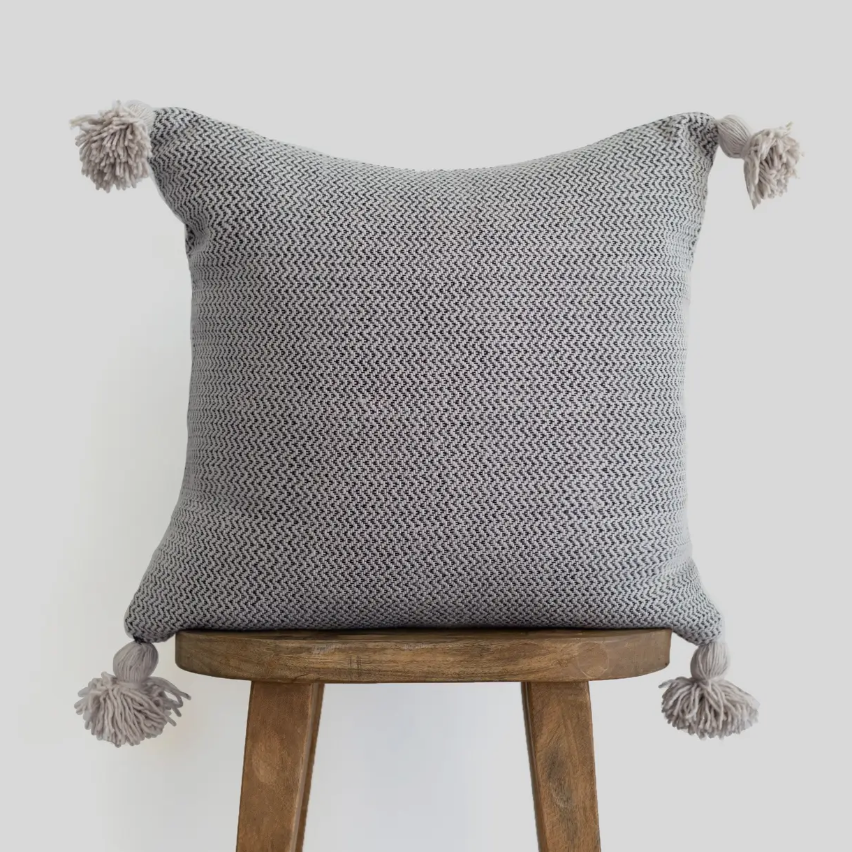 Tweed pillow cover - 18"