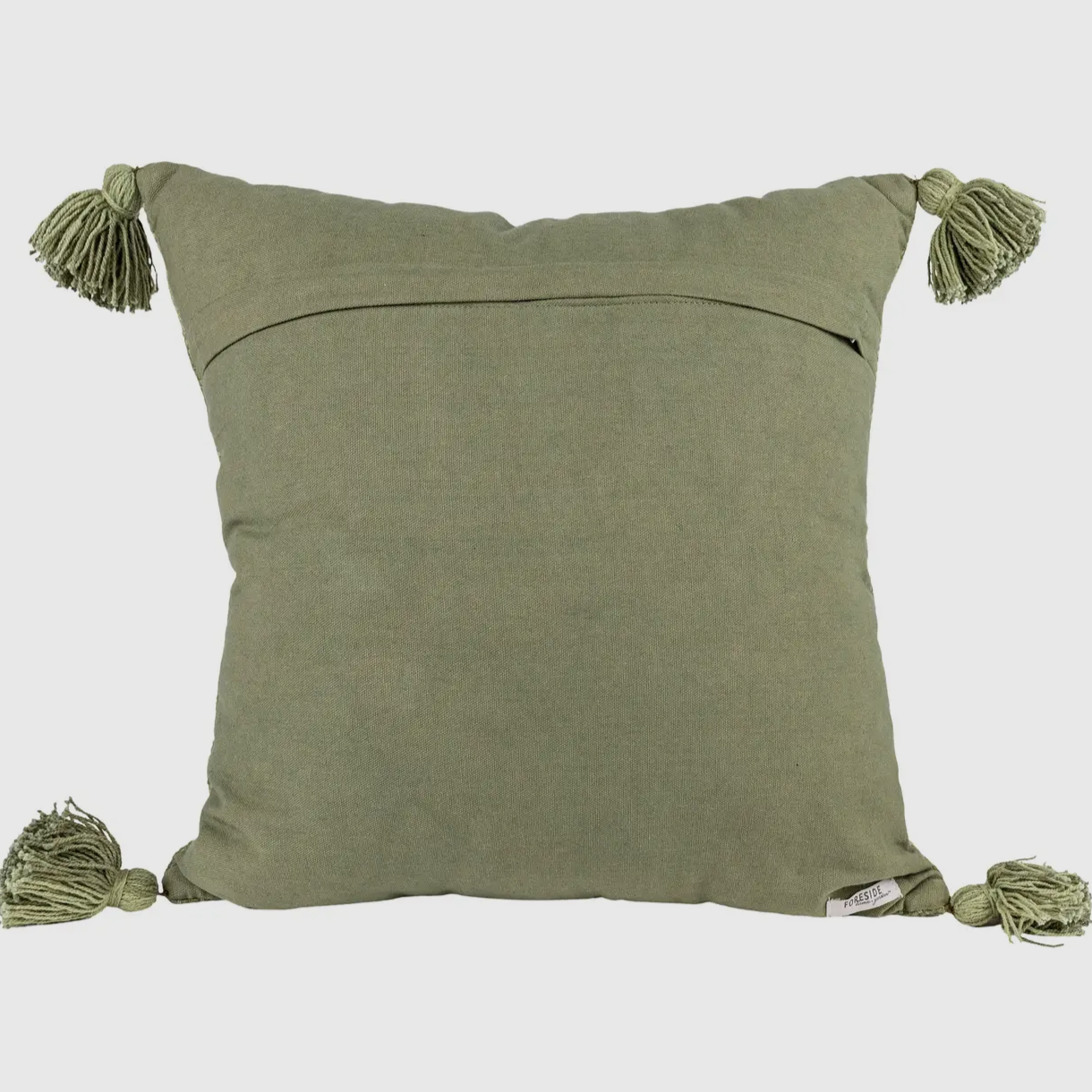 Nasser Plaid Green Pillow- 18"x18"