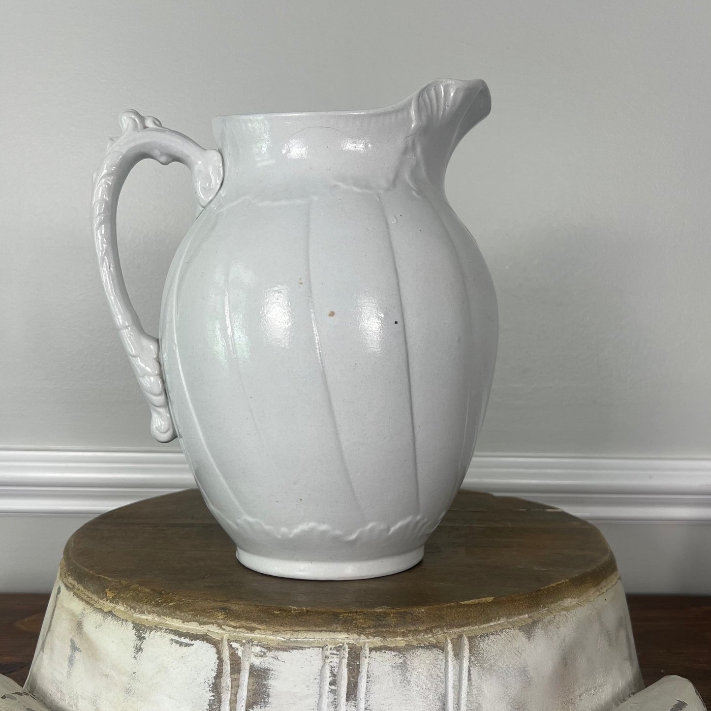 Antique Ironstone Pitcher