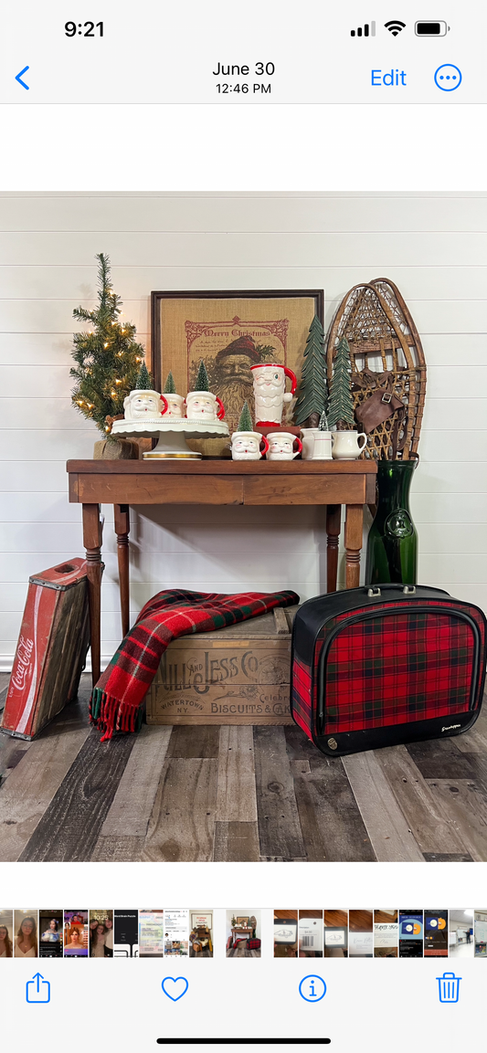 Vintage Santa Head mugs