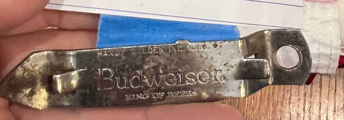 Vintage Budweiser bottle opener