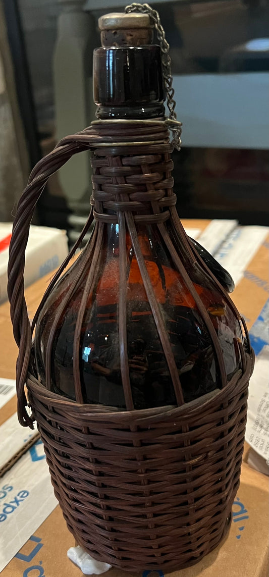 Vintage demijohn